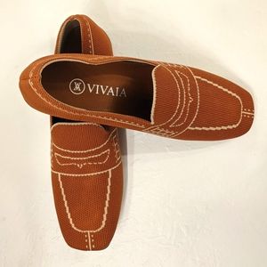 Vivaia Brown Loafers, size 6.5/7